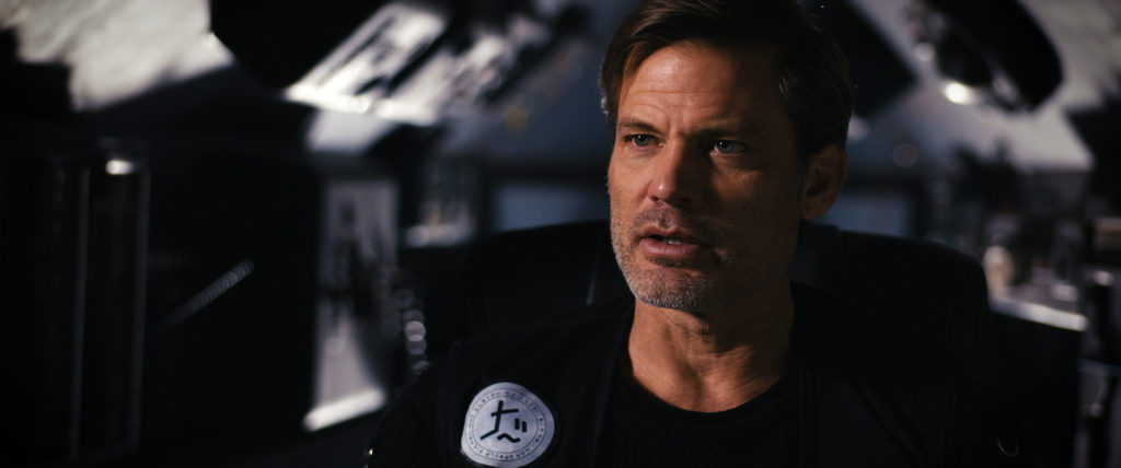 Casper Van Dien on Set of 'G-LOC'